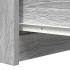 Aparador con cajones Sonoma gris 37,5x35x99cm Madera