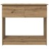 Mesa consola con cajones roble artesanal 85,5x38,5x74,5