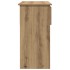 Mesa consola con cajones roble artesanal 85,5x38,5x74,5