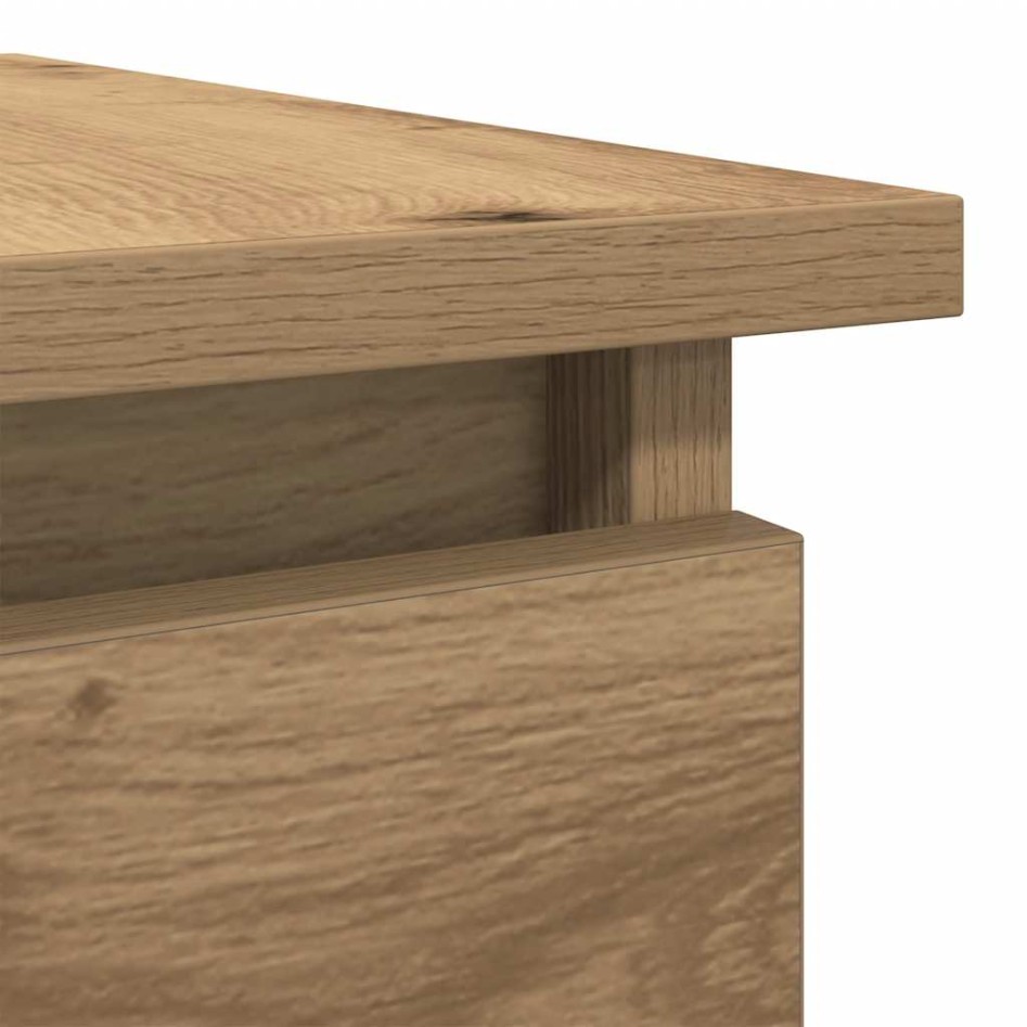 Mesa consola con cajones roble artesanal 85,5x38,5x74,5