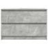 Mueble de TV de madera de ingeniería gris hormigón 80x35x54