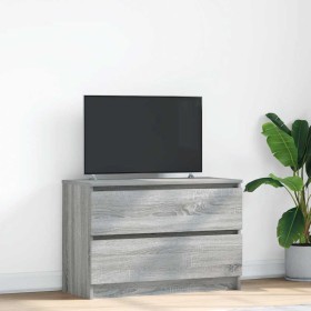 Mueble de TV Sonoma gris 80x35x54 cm madera de