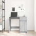 Escritorio Sonoma gris 86x49x76 cm madera de