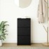 Aparador de madera de roble negro 37,5x35x76
