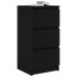 Aparador de madera de roble negro 37,5x35x76