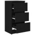 Aparador de madera de roble negro 37,5x35x76