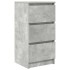 Aparador de madera de ingeniería gris hormigón 37,5x35x76