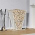 Leñero blanco 69,5x35x81 cm Acero laminado en