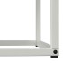 Leñero blanco 69,5x35x81 cm Acero laminado en