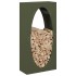 Leñero verde oliva 50x23x100 cm Acero laminado en