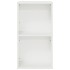 Leñero blanco 40x30x75 cm Acero laminado en