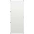 Leñero blanco 40x30x75 cm Acero laminado en
