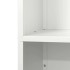 Leñero blanco 40x30x75 cm Acero laminado en