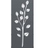 Leñero antracita 40x30x80 cm Acero laminado en