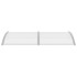 Marquesina para puerta PC gris 200x100