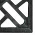 Base de sombrilla de hierro fundido verde 44x44x31