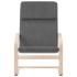 Sillón relajante de tela gris