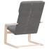 Sillón relajante de tela gris