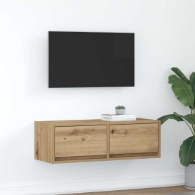 Mueble para TV madera de ingeniería roble artisan 80x31x25,5