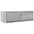 Mueble de TV madera de ingeniería gris Sonoma 80x31x25,5