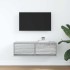 Mueble de TV madera de ingeniería gris Sonoma 80x31x25,5