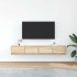 Muebles de TV 2 uds Roble Sonoma 80x31x25,5cm Madera