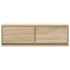 Muebles de TV 2 uds Roble Sonoma 80x31x25,5cm Madera