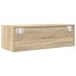 Muebles de TV 2 uds Roble Sonoma 80x31x25,5cm Madera
