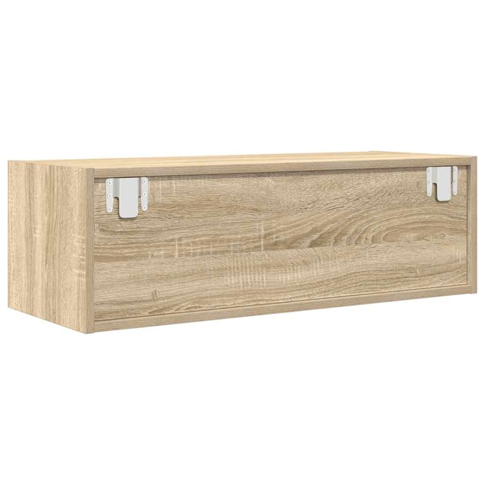 Muebles de TV 2 uds Roble Sonoma 80x31x25,5cm Madera