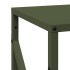 Leñero verde oliva 34x25x100 cm Acero laminado en