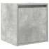 Mesillas de noche de pared 2 uds gris hormigón 38x34x40