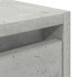 Mesillas de noche de pared 2 uds gris hormigón 38x34x40