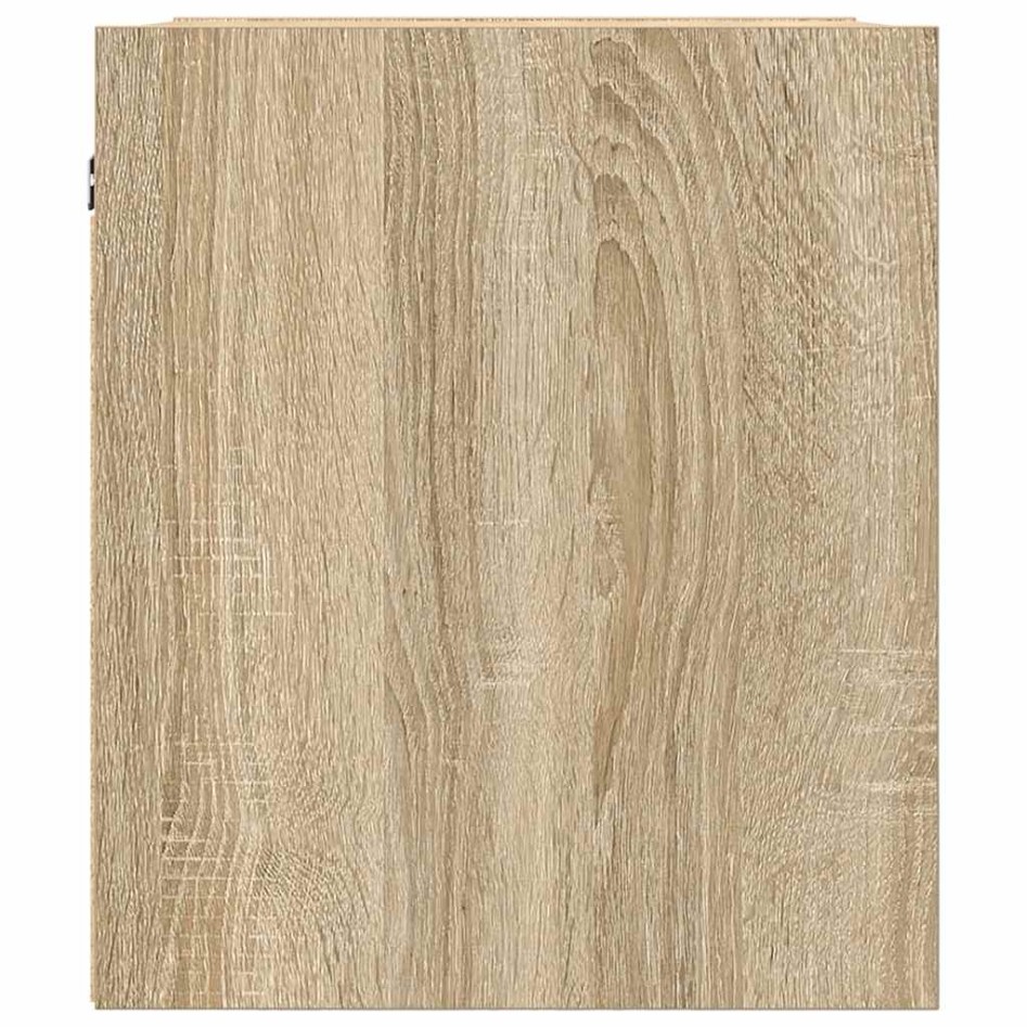 Mesillas de noche de pared 2 uds roble Sonoma 38x34x40