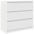 Aparador blanco 80x35x76 cm madera de