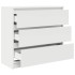 Aparador blanco 80x35x76 cm madera de