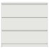 Aparador blanco 80x35x76 cm madera de