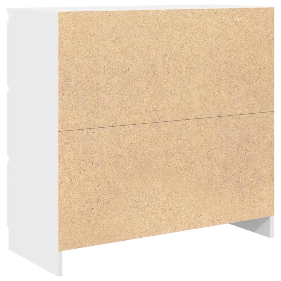 Aparador blanco 80x35x76 cm madera de