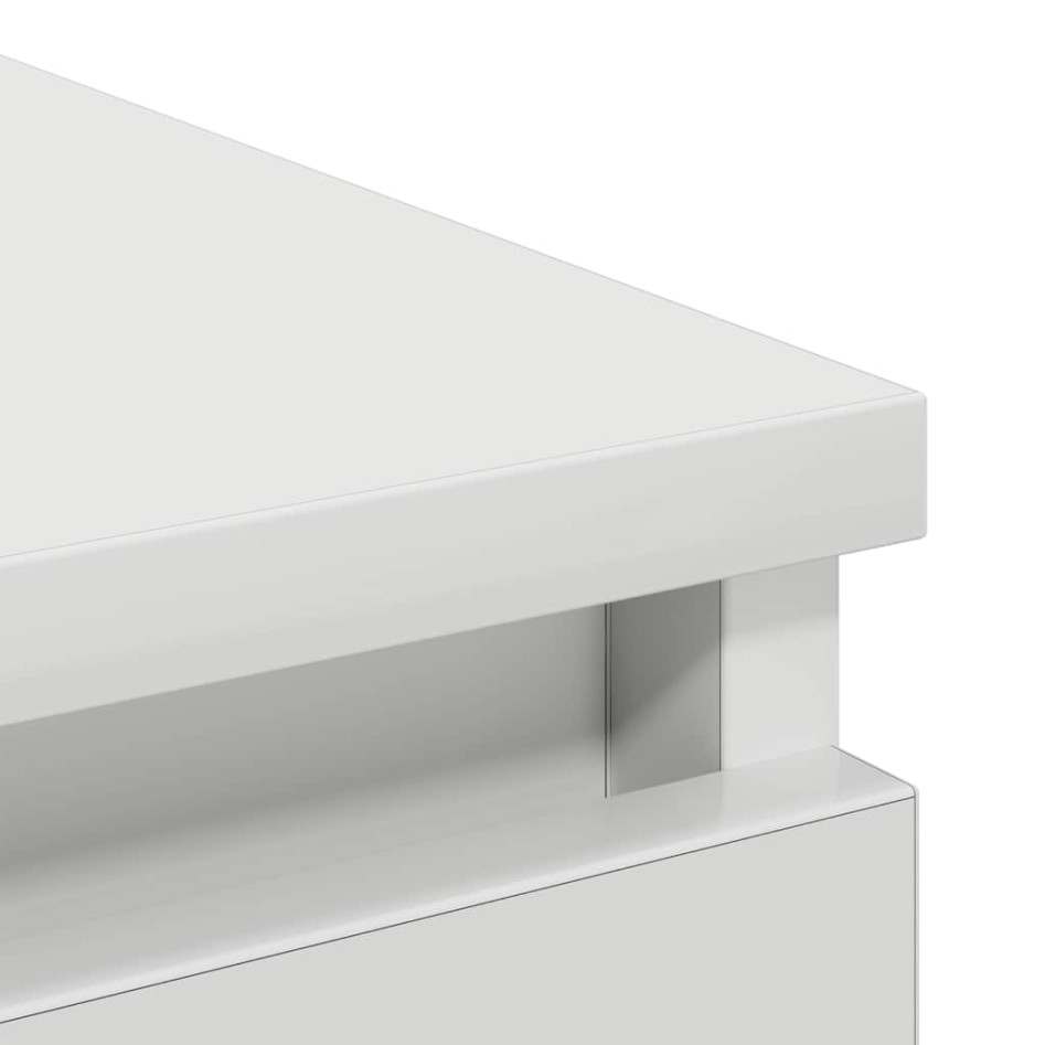 Aparador blanco 80x35x76 cm madera de