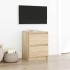 Mueble de TV de roble Sonoma 40x35x54 cm Madera de