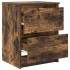 Mueble de TV de roble ahumado 40x35x54 cm Madera de