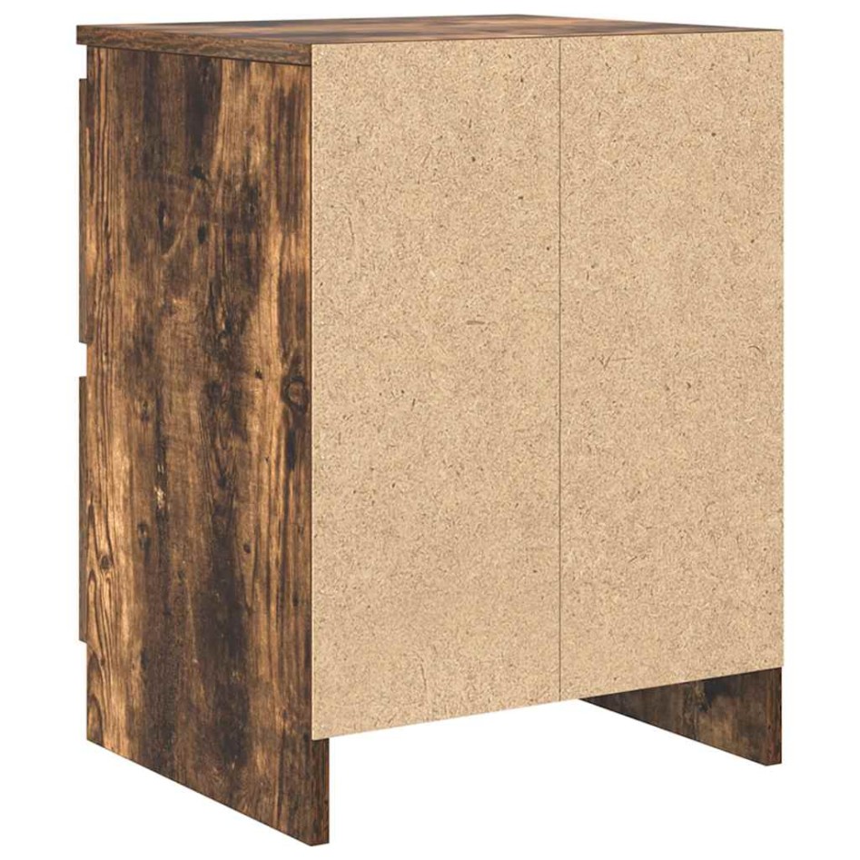 Mueble de TV de roble ahumado 40x35x54 cm Madera de