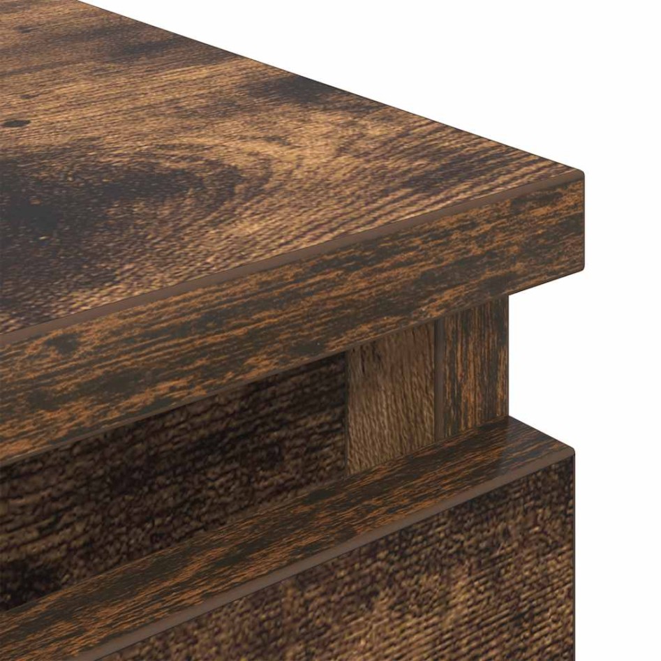 Mueble de TV de roble ahumado 40x35x54 cm Madera de