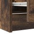 Mueble de TV de roble ahumado 40x35x54 cm Madera de