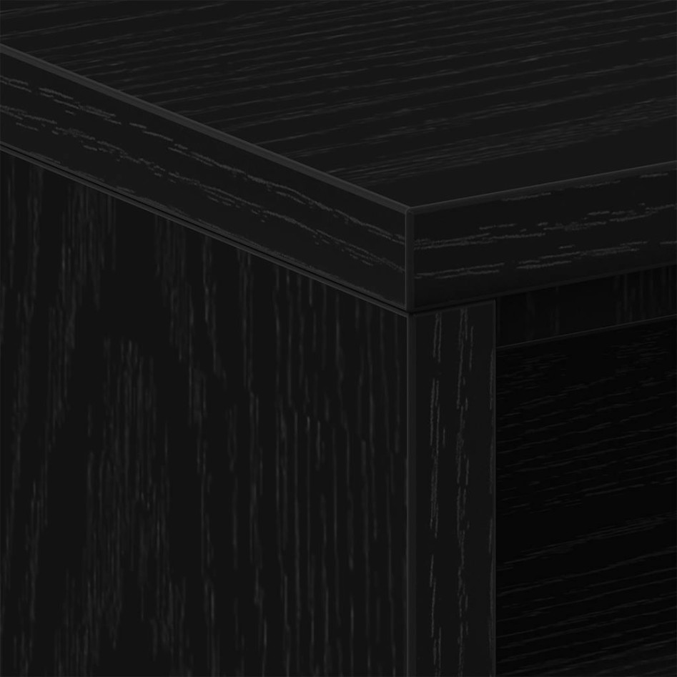 Mesillas de noche 2 uds roble negro 40x30x40