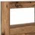 Cabecero de cama con LED madera vieja 140x17x102