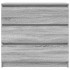 Aparador de madera de ingeniería Sonoma gris 80x35x76