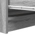 Aparador de madera de ingeniería Sonoma gris 80x35x76