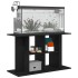 Soporte para acuario de madera de roble negro 100x40x60