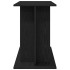 Soporte para acuario de madera de roble negro 100x40x60