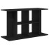Soporte para acuario de madera de roble negro 100x40x60
